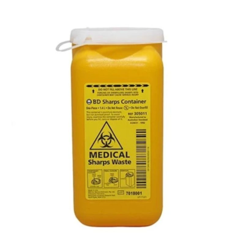 Bd Sharp Coll Medical Waste / BD Sharps Collector Medical Bin 1.4L | Shaman Australis ...