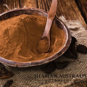 Turkey Tail Extract in wooden bowl