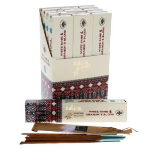 White Sage and Dragons Blood Incense Sticks